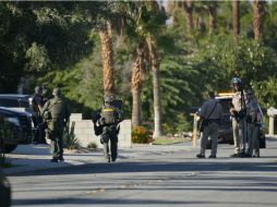 Las fuerzas de seguridad acudieron a una llamada de emergencia en la zona residencial de Cypress Road hacia las 13 horas. AP / R. Peña