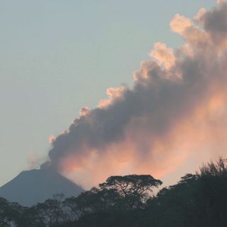 Un poco antes de que el volcán se enojara tanto