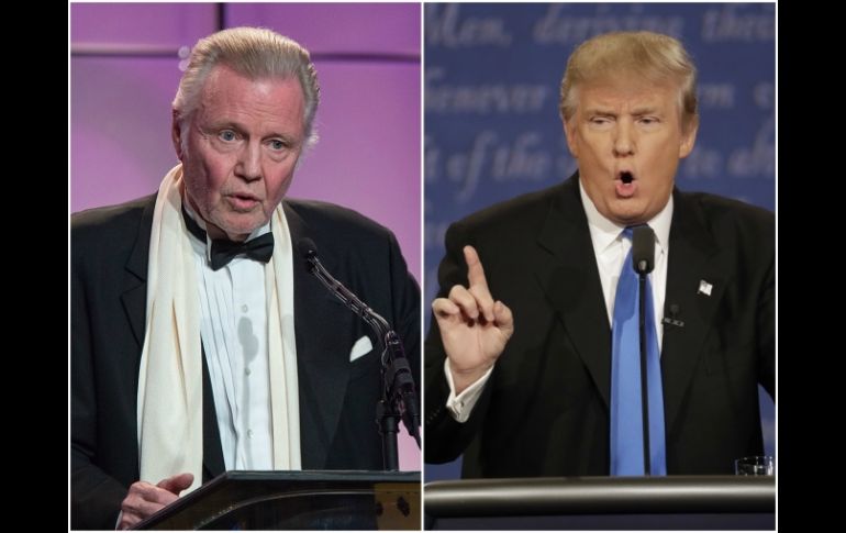 Jon Voight señala que las palabras de Trump no dañaron a nadie. AP / ARCHIVO