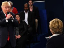 Aclaran que si la candidata demócrata va a prisión o no, no dependería del republicano en caso de que fuera presidente. AFP / S. Loeb