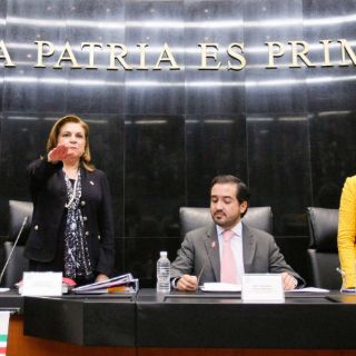 Arely Gómez comparece en el Senado