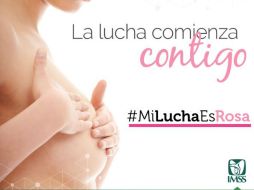 Debe realizarse la autoexploración en los senos para detectar a tiempo la aparición de 'bolitas' en los mismos. TWITTER / @Tu_IMSS