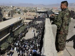 El teniente general Gul Nabi, comandante en Kabul, recibió reportes de que las actividades del Ashoura serían blanco de ataques. EFE / J. Rezaye