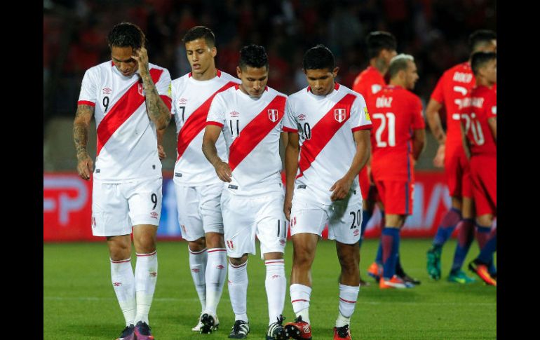 El equipo peruano fue descalificado de la Copa mundial Rusia 2018. AFP / C. Reyes