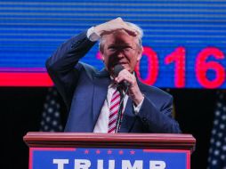 Trump solicitaba a los habitantes de la entidad que acudieran a registrarse para poder votar el próximo mes. AFP / M. Wallheiser