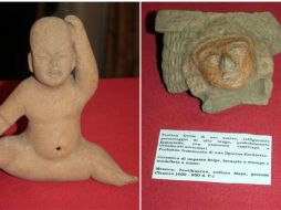 Entre los hallazgos se encuentra, por ejemplo, una cabeza figulina de uso votivo que representa a un personaje de alto rango. NTX /