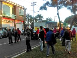 Los productores insistieron en que les sea permitido cortar su fruta y que se les pague un precio justo. SUN / C. Arrieta