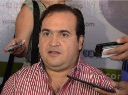 Javier Duarte envió este miércoles al Congreso estatal su solicitud de licencia para separarse del cargo hasta el fin de su mandato. EFE / L. Monroy