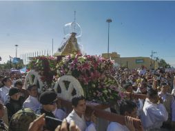 Las obras de la Línea 3 no afectaron la afluencia de feligreses a la festividad de este año. EL INFORMADOR / F. Atilano