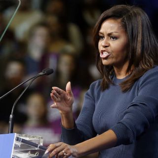 Basta al intolerable trato de Trump hacia las mujeres: Michelle Obama