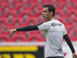 Durante la práctica de este viernes se mostró participativo y al parejo de sus compañeros. MEXSPORT / ARCHIVO