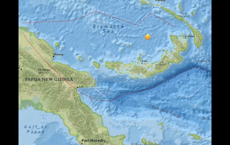 Papúa Nueva Guinea se asienta sobre el Anillo de Fuego del Pacífico, una zona que es sacudida al año por unos siete mil temblores. ESPECIAL / earthquake.usgs.gov