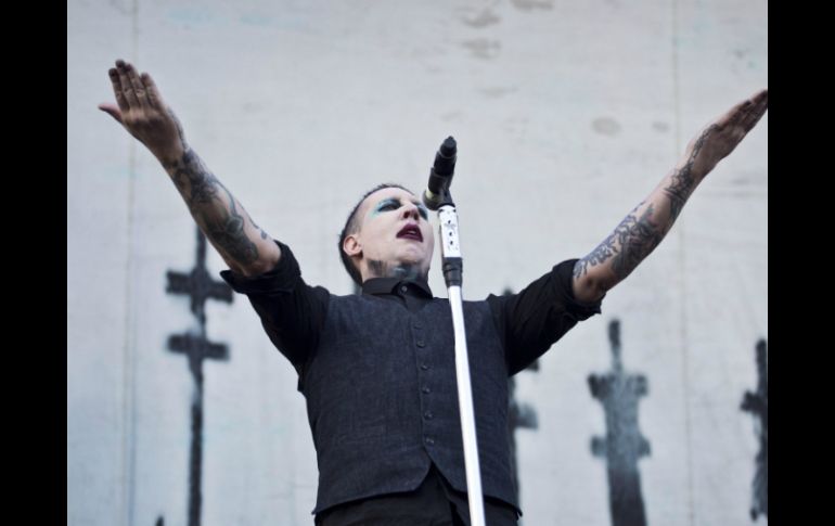 Manson cerró con 'The beautiful people', que emocionó a los presentes. SUN / C. Rogel