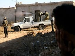 Dabiq, ubicada a unos quince kilómetros de la frontera turca, fue conquistada por el EI en agosto de 2014. AFP / N. Al-Khatib