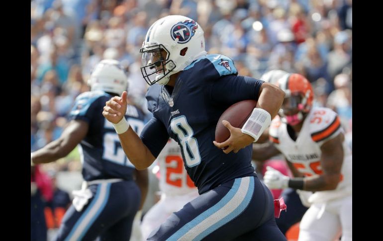 Mariota fue clave para la victoria de su equipo AFP / A. Lyons