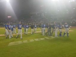 El juego se realizó en el Nuevo Estadio de los Yaquis, en Ciudad Obregón. TWITTER / @charrosbeisbol