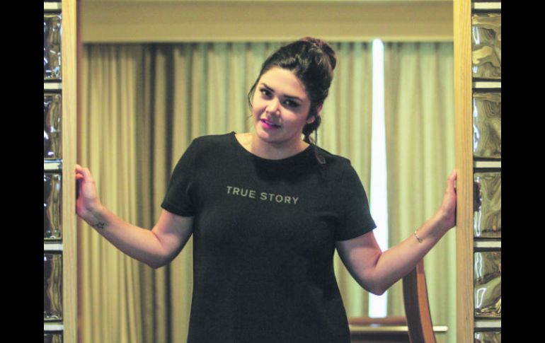 Yuridia asegura estar tranquila y agradecida con la oportunidad que TV Azteca le brindó. EL INFORMADOR / F. Atilano