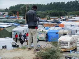 El campamento de Calais será desmantelado en las próximas semanas. NTX / L. Pistone