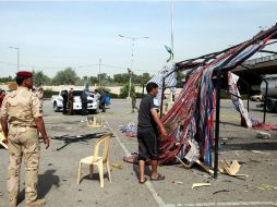 Ayer, al menos tres personas murieron y otras cinco resultaron heridas en un ataque contra fieles que celebraban el Ashura. EFE / A. Abbas