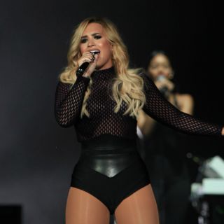 Demi Lovato y Paulina Rubio, juntas en el Palacio de los Deportes