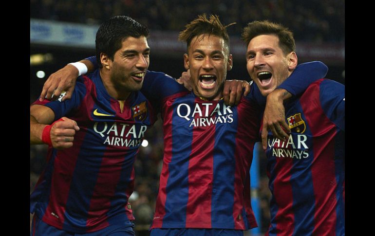 Neymar Jr. ha conformado junto con Luis Suárez y Lionel Messi la tercia ofensiva más prolífica del futbol europeo. AP / ARCHIVO