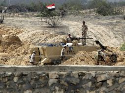 Las fuerzas de seguridad llevan a cabo continuas operaciones en el norte del Sinaí contra grupos extremistas. AFP / ARCHIVO