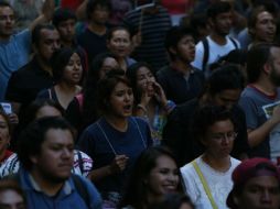 La manifestación duró por lo menos un par de horas y se retiraron al ver policías. EL INFORMADOR / ARCHIVO