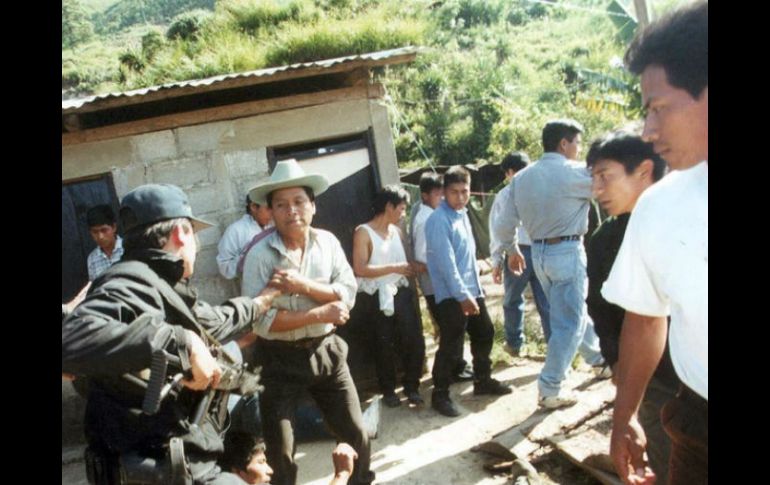 Autoridades policiacas temen que haya enfrentamientos en Chenalhó. NTX / ARCHIVO