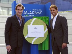 ''Ni a Roger ni a mí se nos ha olvidado jugar al tenis y estamos trabajando para volver a competir al más alto nivel'', dijo Nadal. EFE / J. Grappelli