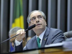 Cunha fue cesado en septiembre por la Cámara de diputados brasileña debido al escándalo de corrupción en Petrobras. NTX / ARCHIVO