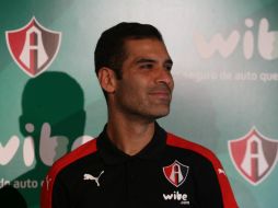 ''Más allá de admirarlo como jugador, también he tenido la posibilidad de admirarlo como compañero'', dijo el arquero Óscar Ustari. EL INFORMADOR / ARCHIVO