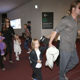 Brad Pitt se reúne con su hijo mayor, Maddox