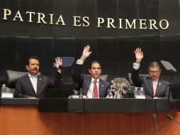 Dos de los siete magistrados electos laborarán sólo tres años, mientras que dos más, seis años. ESPECIAL / comunicacion.senado.gob.mx