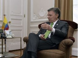 Juan Manuel Santos abrió hace dos semanas un período para recibir propuestas de todos los sectores. EFE / E. Herrera