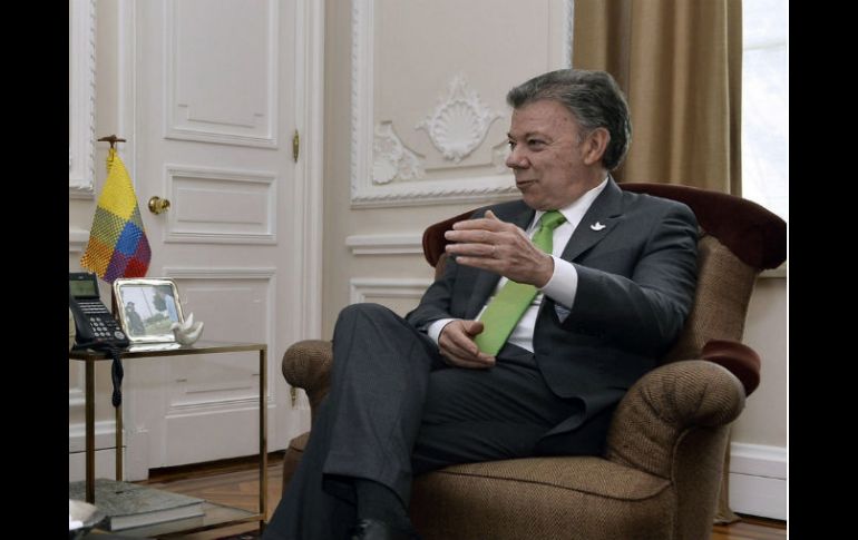 Juan Manuel Santos abrió hace dos semanas un período para recibir propuestas de todos los sectores. EFE / E. Herrera
