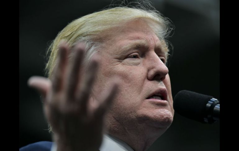 Trump trajo a colación un discurso de Michelle contra Hillary en 2008. AFP / M. Dgan