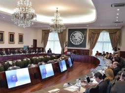 Durante el encuentro, revisaron los avances de las distintas acciones que realizan las dependencias federales. TWITTER / @ESanchezHdz