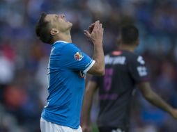 Cruz Azul logró mantener el empate durante casi todo el partido, pero en el último minuto perdió ese punto. MEXSPORT / J. Ramírez