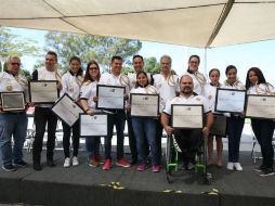 Los deportistas fueron premiados en un evento realizado este domingo en el Parque Metropolitano. EL INFORMADOR / R. Tamayo