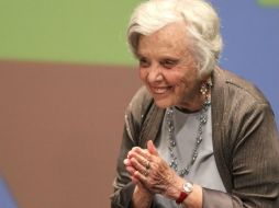 Poniatowska recalcó que lo primero es la educación, dijo que tras leer El Quijote hay una ganancia extraordinaria. EFE / U. Ruíz Basurto