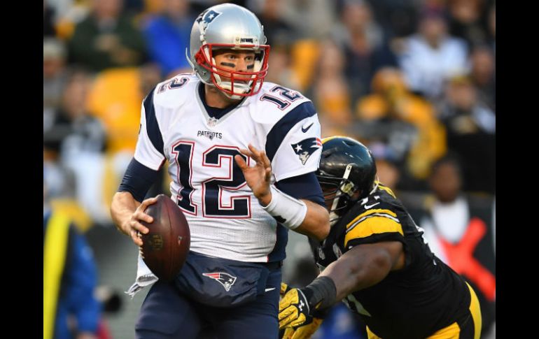 Pittsburgh sufrió su segunda derrota cuando su defensa no supo contener a Brady. AFP / J. Sargent