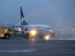 En una década, la carga movida por Aeroméxico en vuelos internacionales creció 4 veces. NTX / ARCHIVO