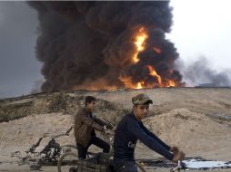 Los combates en Al Rutba coinciden con la ofensiva de las fuerzas iraquíes y kurdas sobre la ciudad de Mosul. AP / M. Drobnjakovic