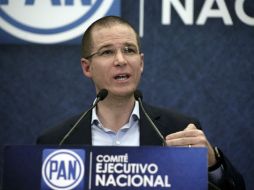 Para Ricardo Anaya, es responsabilidad de todos los panistas trabajar en pro de la unión en su partido. SUN / ARCHIVO