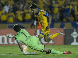 El jugador afirmó que buscarán sumar de a tres ante Rayados y eliminarlos ''es un extra''. AP / ARCHIVO