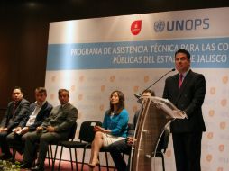 El gobernador informó que seguirán trabajando con UNOPS en la mejora de procedimientos. EL INFORMADOR / M. Vargas