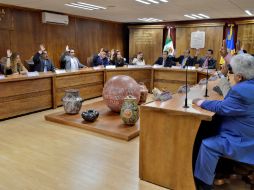 Imagen de la sesión ordinaria del pleno del Ayuntamiento de Tonalá este martes. ESPECIAL / Ayuntamiento de Tonalá