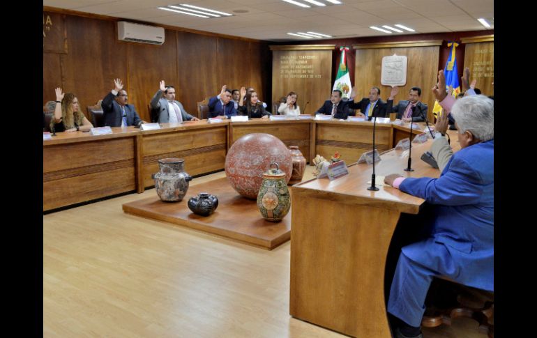 Imagen de la sesión ordinaria del pleno del Ayuntamiento de Tonalá este martes. ESPECIAL / Ayuntamiento de Tonalá