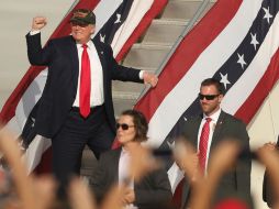 La llegada de Trump al barrio cubano causó conmoción. AP / S. Dowell