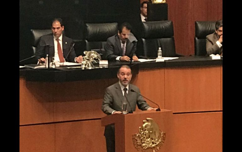 El doctor Raúl Cervantes Andrade, como nuevo procurador General de la República. TWITTER / @RaulCervantesA